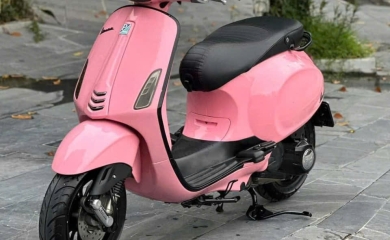 VESPA DÁN ĐỔI MÀU HỒNG