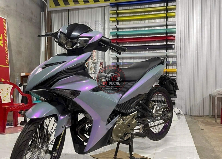 EX 150 DÁN ĐỔI MÀU XÁM XI MĂNG