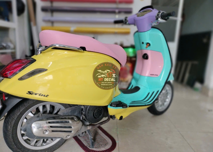 VESPA ĐỔI MÀU THEO YÊU CẦU